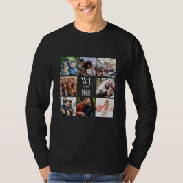 Fotomall för personligen "Vi är familj" T Shirt