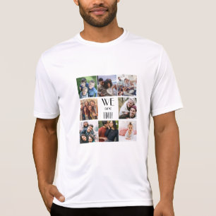 Fotomall för personligen "Vi är familj" T Shirt