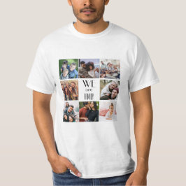 Fotomall för personligen "Vi är familj" T Shirt