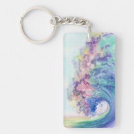 Fotomall för våg- och familjefärg för havsvatten