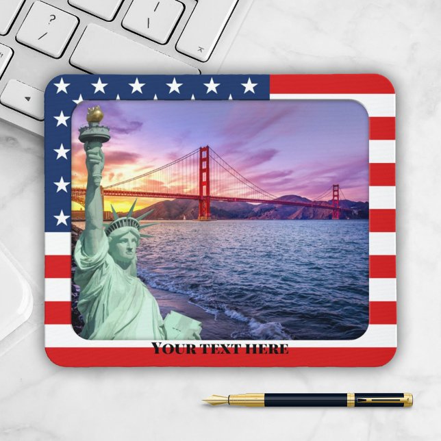 Fotomall USA Frihetsgudinnan Mouse Pad Musmatta (Skapare uppladdad)