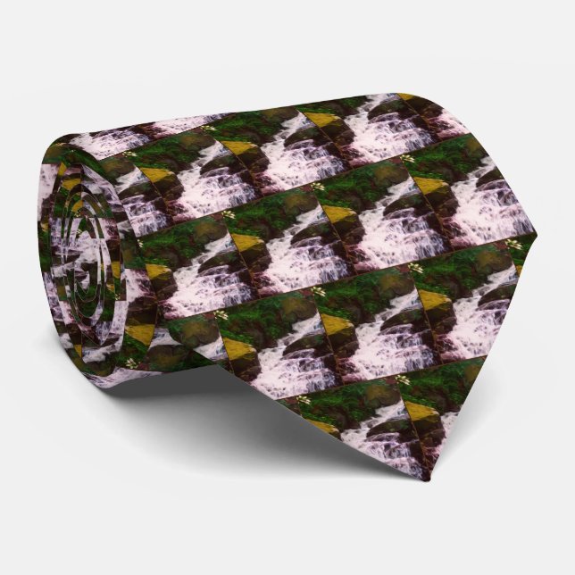 Fotomålning av liten trädbeläggning slips (Rullad)