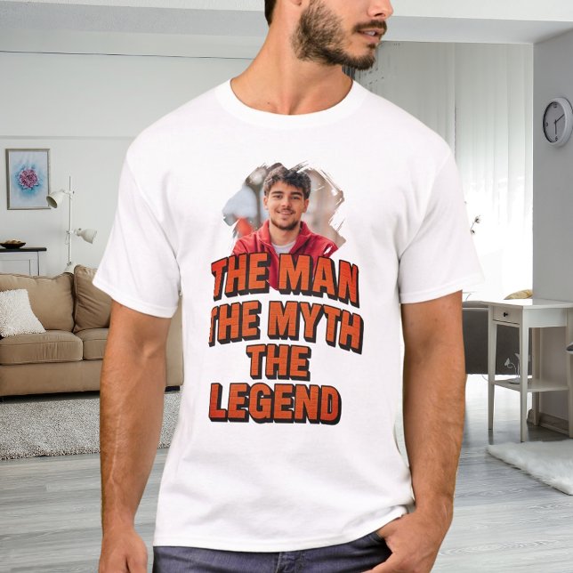 Fotomannen myth legend namn roligt födelsedag t shirt (Skapare uppladdad)