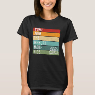 Fotomanuellt läge för Coolan Kamera Man Fotomanuel T Shirt