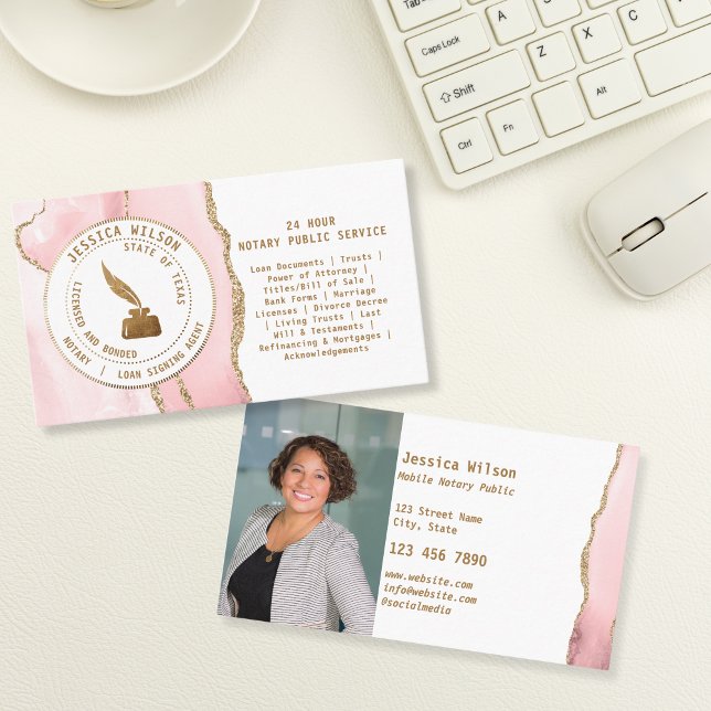 Fotomapper för signering av offentligt lån för mob visitkort (Skapare uppladdad)