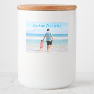 Fotomatetiketter eller Flaska-etiketter med Anpass Mat Etiketter