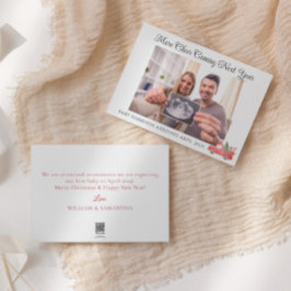 Fotomeddelande för Cute Helgdag-Gravid Julkort