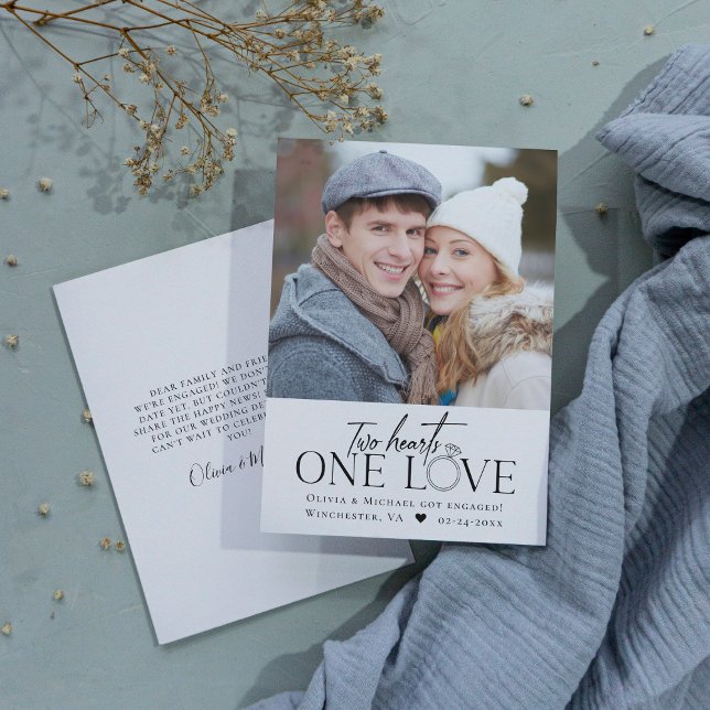 Fotomeddelande om Förlovning två hörn ett Kärlek Meddelande (Skapare uppladdad)