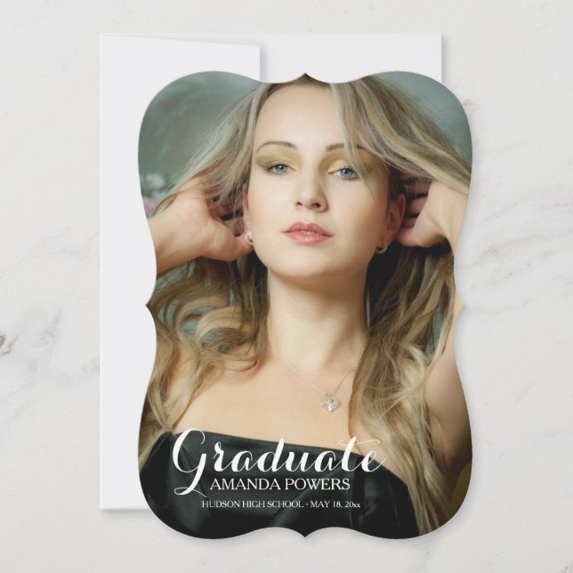 Fotomeddelande om lycklig Student Meddelande (Framsida)