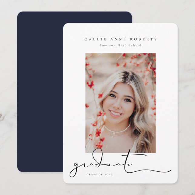 Fotomeddelande om ögonblicksbild av skript Student Meddelande (Fram/baksida)