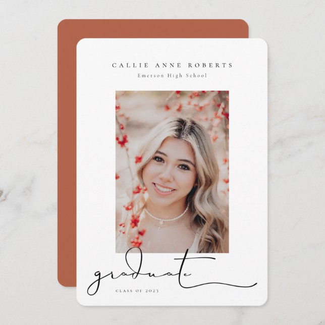 Fotomeddelande om ögonblicksbild av skript Student Meddelande (Fram/baksida)