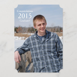 Fotomeddelande om Rustic Wood 2015 Student Inbjudningar