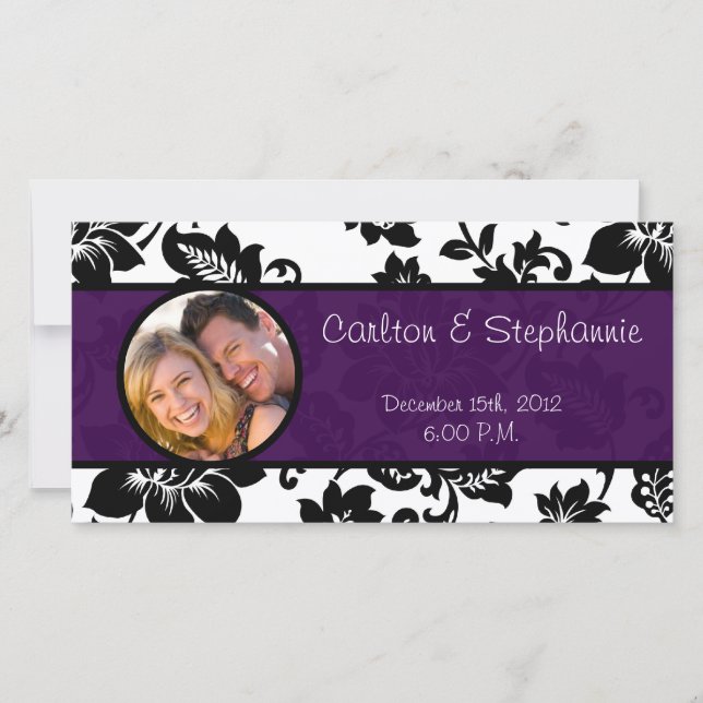 Fotomeddelande om skada på svart/Lila-Blommigt Meddelande (Framsida)