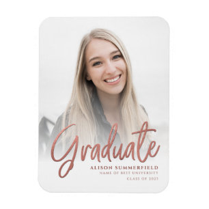 Fotomeddelande om studenten 2025 Ro Guld Magnet