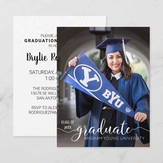 Fotomeddelande om Studenten i det moderna skriptsp Meddelande (Fram/baksida)