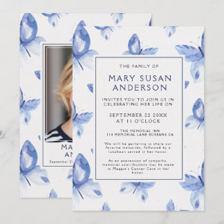 Fotomeddelande om vanliga minnesknappar inbjudningar