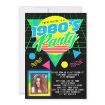 Fotometrisk 1980s Retro-Födelsedagsfest på 80 seku