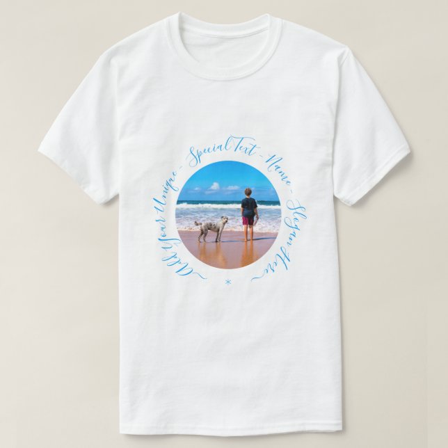 Fotomext T-skirt med Anpassningsbar T Shirt (Design framsida)