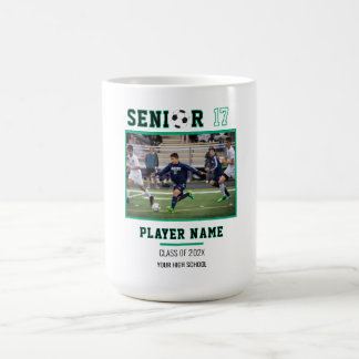 Fotominne från fotbollsseior kväll kaffemugg