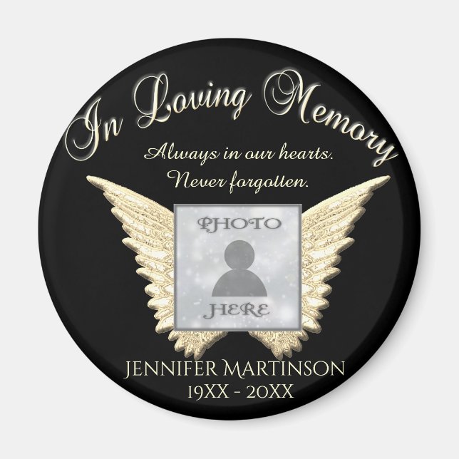 Fotominne i Loving Memory Magnet (Framsidan)