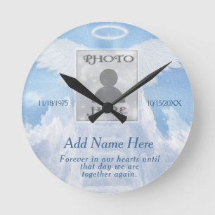 Fotominne i Loving Memory Rund Klocka