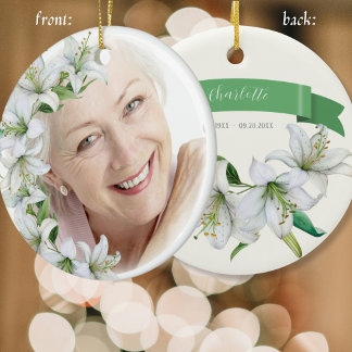 Fotominne Julgransprydnad Keramik