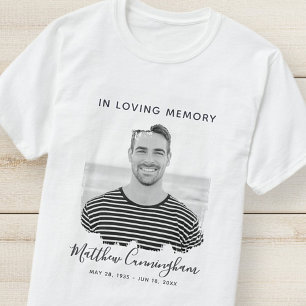 Fotominnesminne i Anpassningsbarna Loving Memory T Shirt