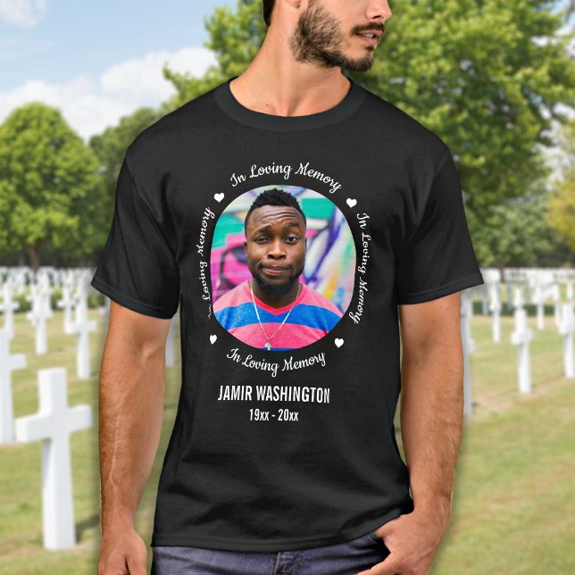 Fotominnesminne i Anpassningsbarna Loving Memory T Shirt (Skapare uppladdad)