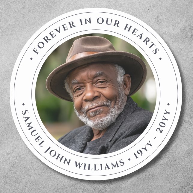 Fotominnesminne Runt Klistermärke (Skapare uppladdad)