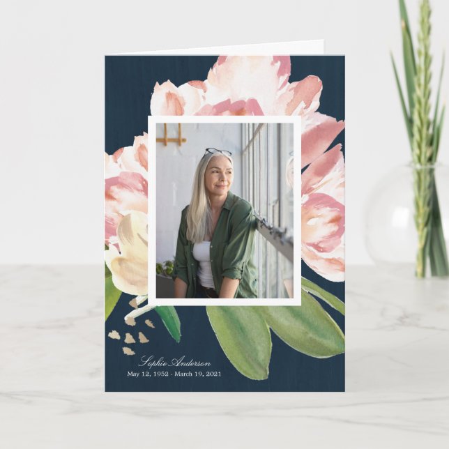 Fotominnesprogram för vattenfärgsTulips Program (Framsida)