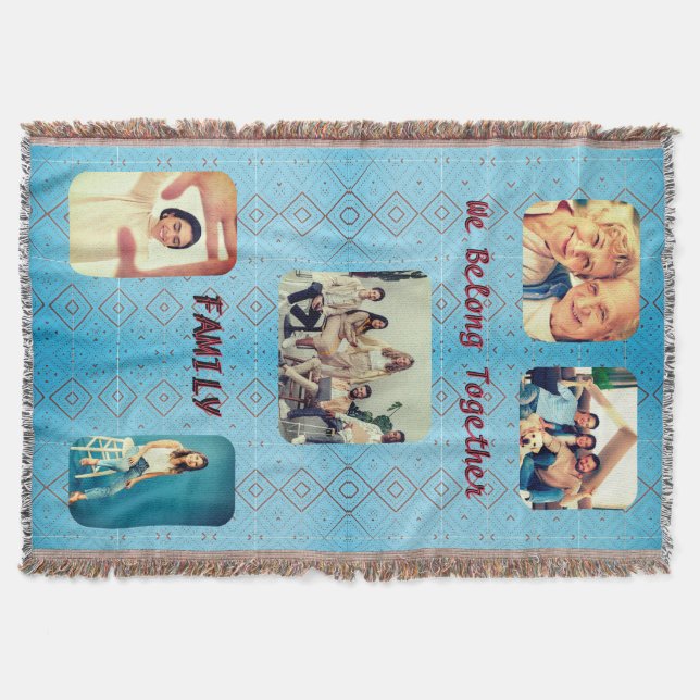 Fotomjuk blå återloppsdiameter filt (Framsidan)