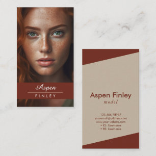 Fotomodellagenter för Affärskort - Actresser-dansa Visitkort