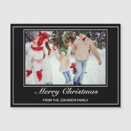 Fotomodern, minimalistisk God jul Hälsning