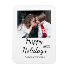 Fotomodern presenttext i familjen glad helg Barn Magnet