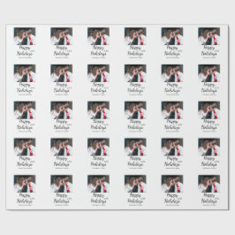 Fotomodern presenttext i familjen glad helg Barn Presentpapper