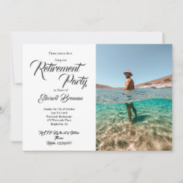 Fotomodern Snyggt i Pension Party Inbjudningar