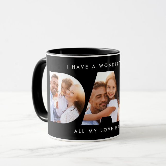 Fotomodern typografi för Pappa Mugg (Framsida vänster)