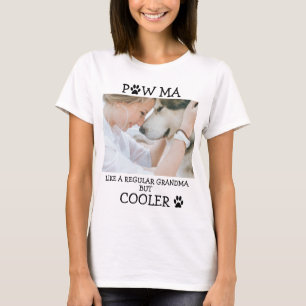 Fotomormor för mormor i anpassningsbarna tass hun t shirt
