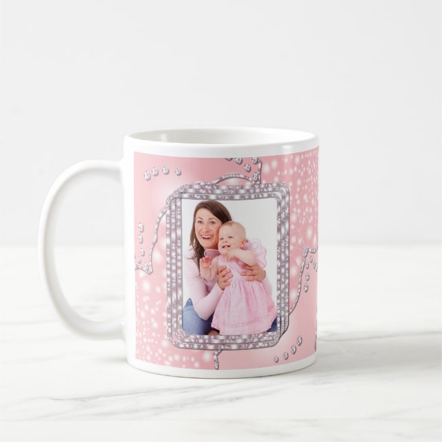 Fotomugg Sublimering Rosa Mugg Omslag (Vänster)