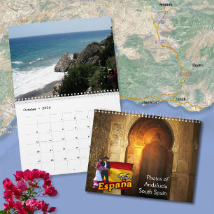 Foton av Andalusien, kalender för södra Spanien