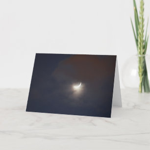Foton av Celestial Crescent Måne Kort