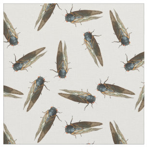 Foton av Cicadas, Kryp, Insektra mönster Tyg