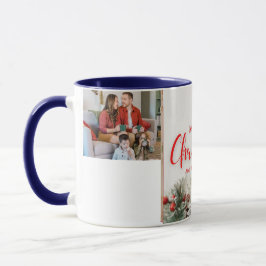 foton av familjen God jul Gott nytt år 4 Mugg