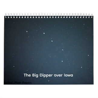 Foton av himlen /Tvåsidig MediumCalendar, Vit Kalender