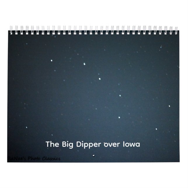 Foton av himlen /Tvåsidig MediumCalendar, Vit Kalender (Omslag)