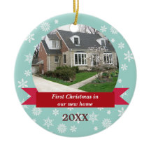 Foton av rött banderoll anpassningsbar för snöflin