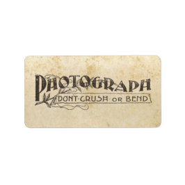 Foton böj inte eller bryt inte fästpunkter fraktsedel