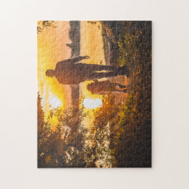 Foton far och lycklig Far - Pappa Pussel