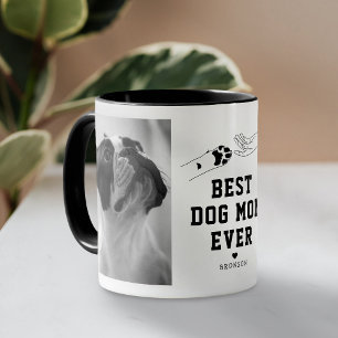 Foton för bästa Hund Mamma någonsin-Personlig Mugg