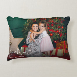 Foton för bästa Mamma någonsin av enkel Anpassning Prydnadskudde